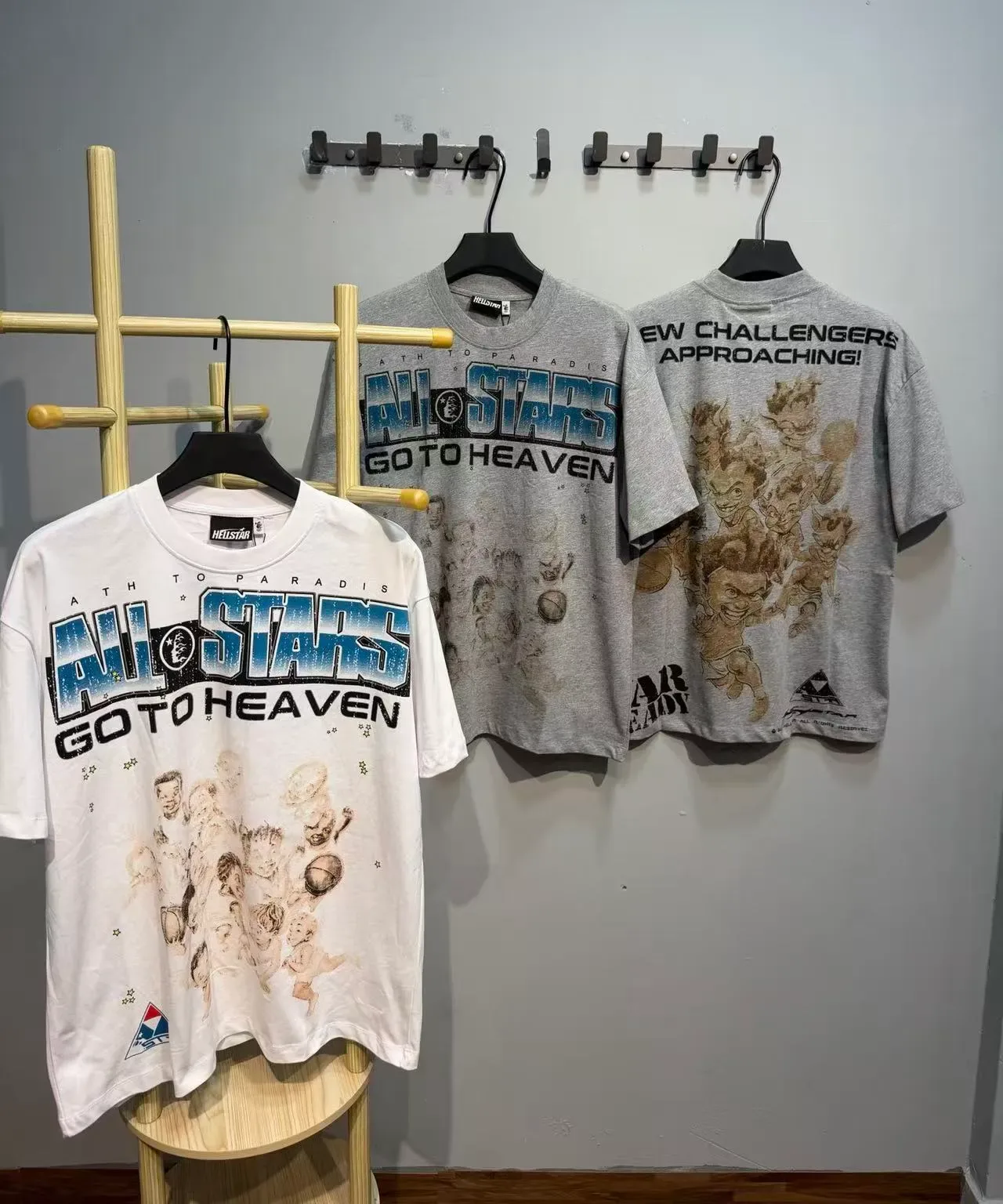 Hellstar All Stars Go To Heaven Graphic Oversized T-Shirt 4