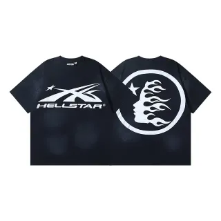 Hellstar Graphic Print Oversized Black T-Shirt