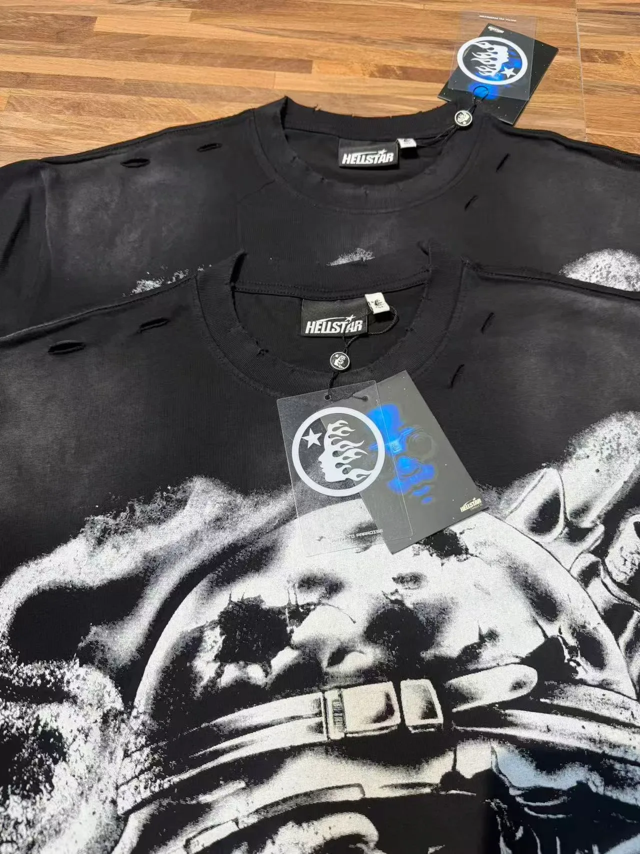 Hellstar Graphic Skull Print Black Oversized T-Shirt 4