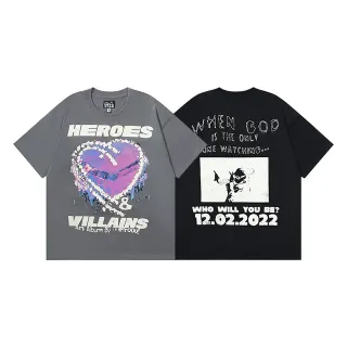 Hellstar Heroes & Villains Graphic Oversized T-Shirt