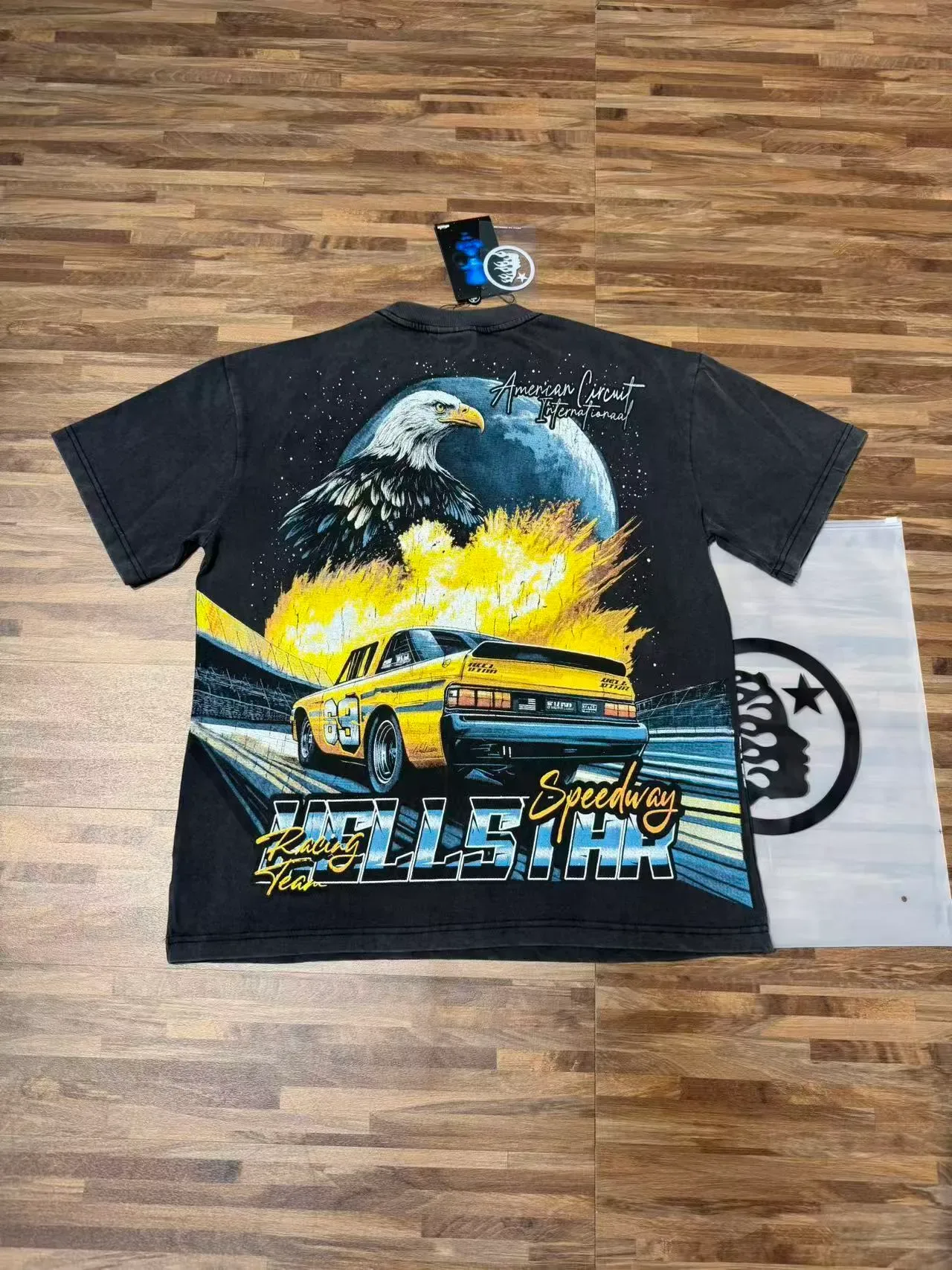 Camiseta oversized gráfica Hellstar Racing Team Speedway 4