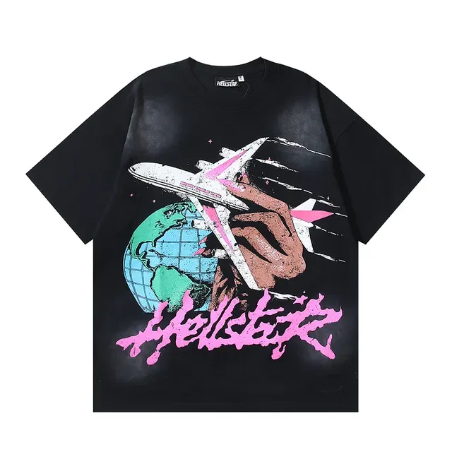Hellstar Worldwide 2024 टूर ग्राफिक ओवरसाइज़्ड टी-शर्ट 2