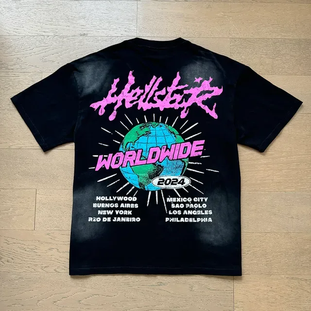 Hellstar Worldwide 2024 टूर ग्राफिक ओवरसाइज़्ड टी-शर्ट 10