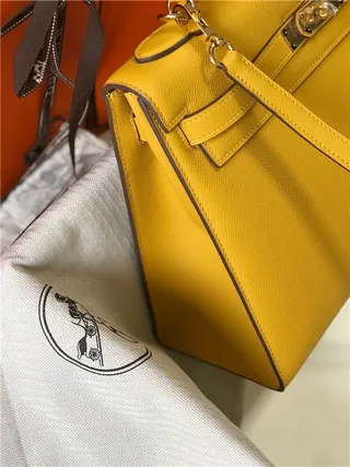 Hermès Kelly Mini 黑色皮革 金色五金配件 托特包 3