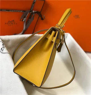 Hermès Kelly Mini 黑色皮革 金色五金配件 托特包 6