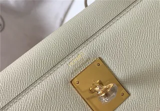 Hermès Kelly Mini 黑色皮革 金色五金配件 托特包 13