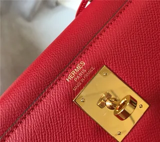 Hermès Kelly Mini 黑色皮革 金色五金配件 托特包 23