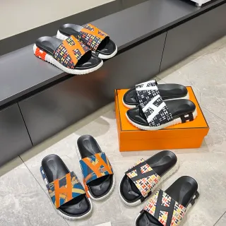 Hermès Oran 凉鞋 多色 H-Logo 鞋带 拖鞋