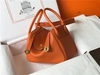 Hermès Picotin Lock অফ-হোয়াইট পেবল লেদার টোট ব্যাগ 17