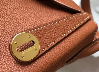Hermès Picotin Lock অফ-হোয়াইট পেবল লেদার টোট ব্যাগ 21