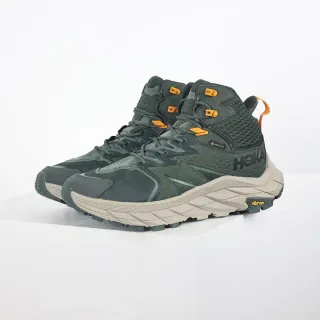 Hoka Army Green Beige High-Top GORE-TEX Lined Hiking Boots