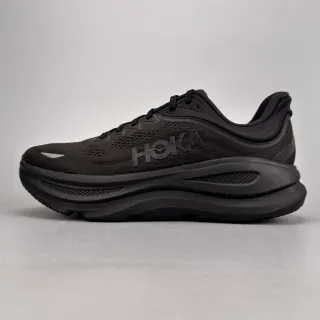 Hoka Clifton काले मोनोक्रोम इंजीनियर मेश अपर रनिंग जूते