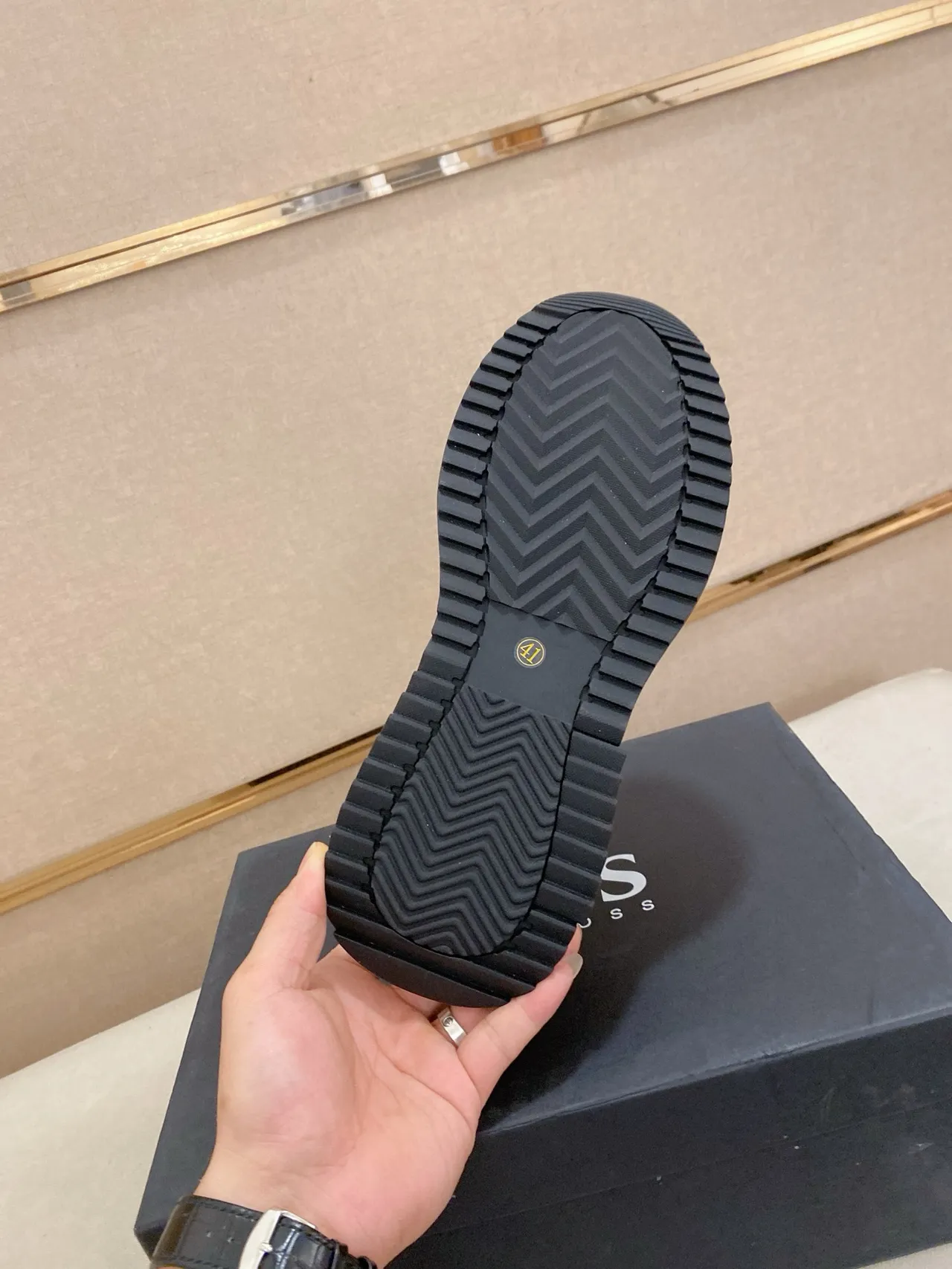 Hugo Boss Tênis Chunky Azul Marinho 8