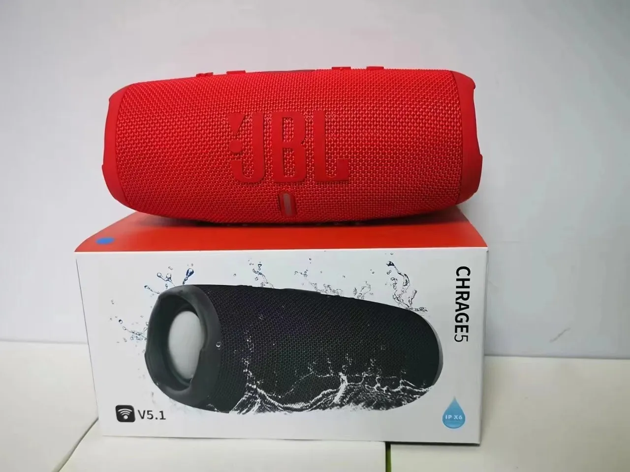 JBL Charge Rojo Multicolor Cilíndrico Rejilla de Tela Altavoz Portátil 3