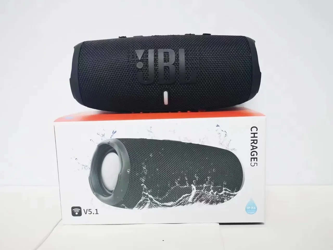 JBL Charge Rojo Multicolor Cilíndrico Rejilla de Tela Altavoz Portátil 5