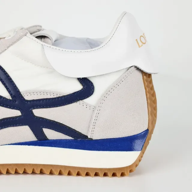 Loewe Anagram Off-White Gray Navy Gum Lifestyle Sneakers 4