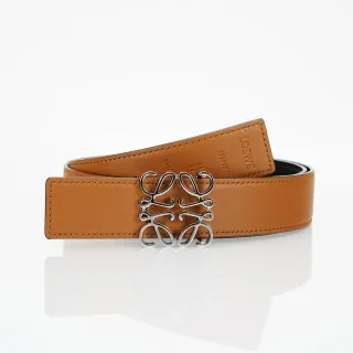Loewe Anagram Tan Leather Belt