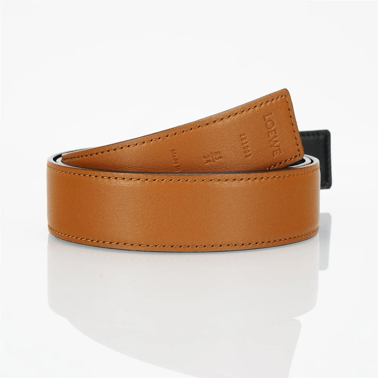 Loewe Anagram Tan Ceinture en cuir 5