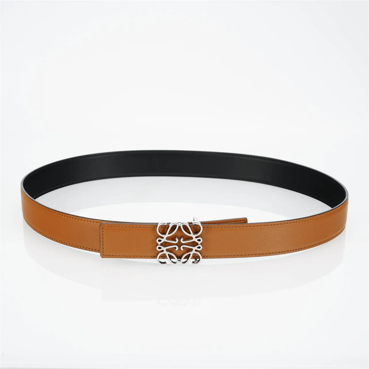 Loewe Anagram Tan Ceinture en cuir 9
