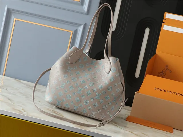 Louis Vuitton Beige Bleu Imprimé Monogramme Structure Souple Sac Tote 8