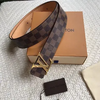 Louis Vuitton Damier Ebène Monogram Buckle 皮带