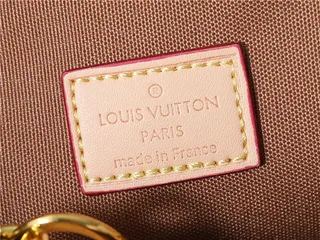 Louis Vuitton Dauphine भूरा Monogram Canvas और भूरी चमड़े Boston Bag 3