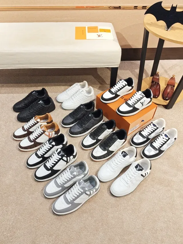 Louis Vuitton LV Trainer White and Black Lifestyle Sneakers 2
