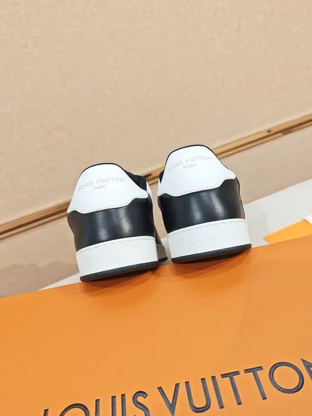 Louis Vuitton LV Trainer White and Black Lifestyle Sneakers 4