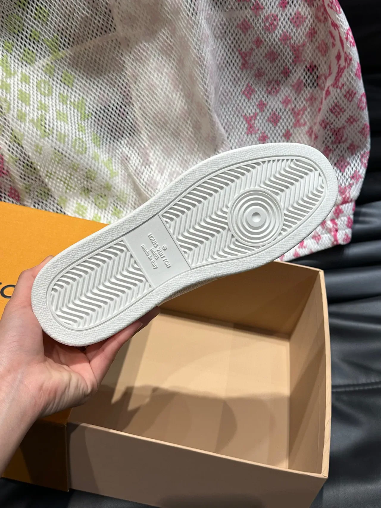 Louis Vuitton LV Trainer Yellow Monogram Lifestyle Sneakers 9