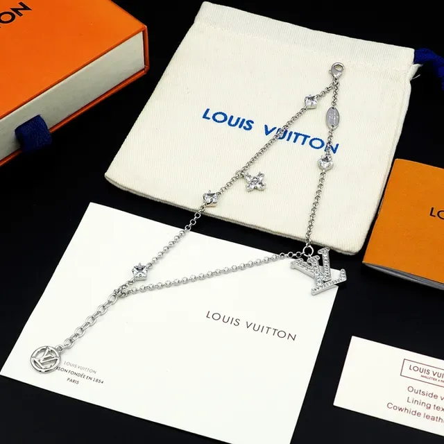 Pulseira de corrente dupla Louis Vuitton Monogram Icons Crystal-Embellished 5