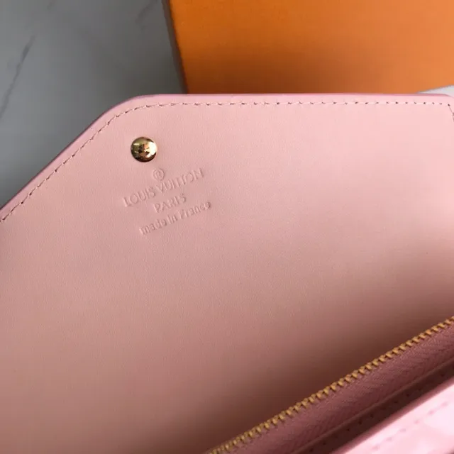 Louis Vuitton Monogram Vernis काला लंबा बटुआ 13