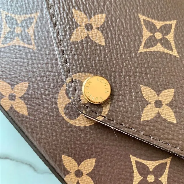 Louis Vuitton Multi Pochette Accessoires भूरा आर्मी ग्रीन Monogram Canvas पलटा बंद मेसेंजर बैग 6