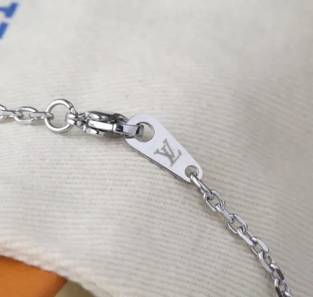 Louis Vuitton Orange Fruit Charm Enamel Necklace 7