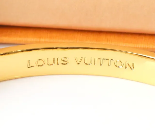 Louis Vuitton Pavé Crystal LV Monogram Bangle Bracelet 4