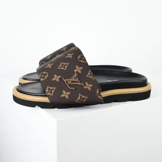 Louis Vuitton Run Away 印花 帆布 拖鞋