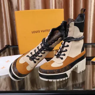 Louis Vuitton Run Away Monogram दारनी टखन बूट