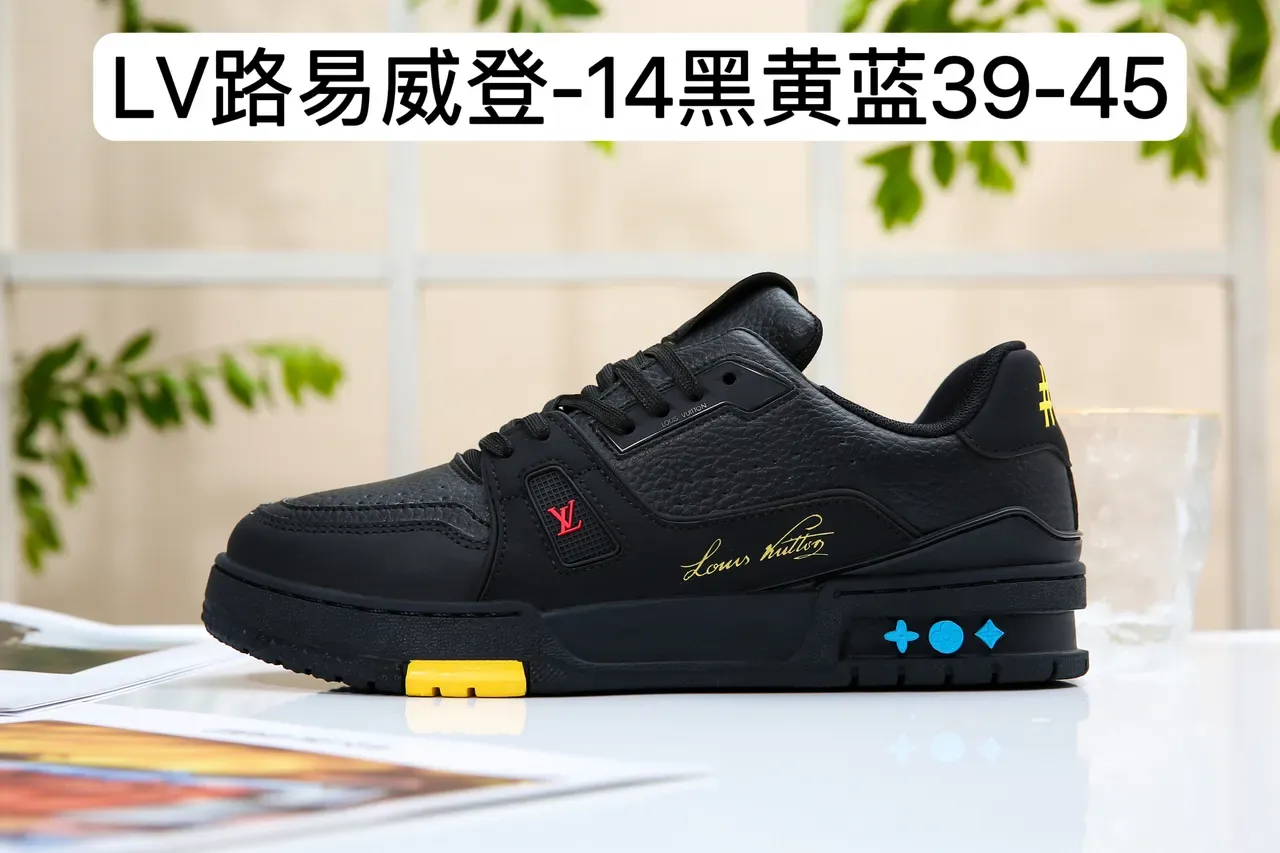 Louis Vuitton Run Away Branco Deep Navy Cinza Sneakers Lifestyle 15