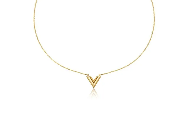 Louis Vuitton व कलेक्शन चमकदार चांदी पेंडेंट नेकलेस 2