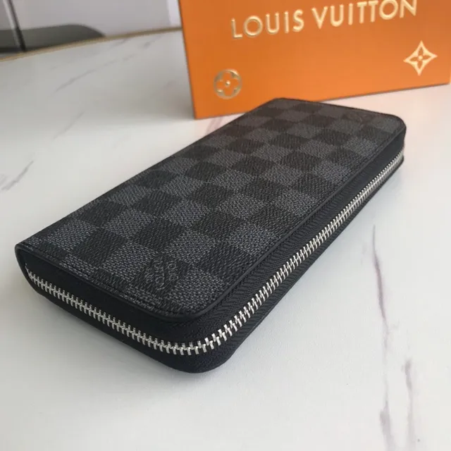 Louis Vuitton Zippy Wallet Damier Graphite portefeuille long 4