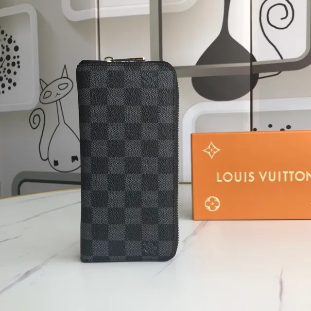 Louis Vuitton Zippy Wallet Damier Graphite portefeuille long 7