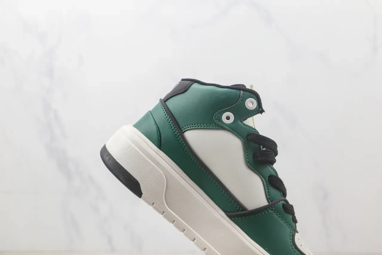 Mitchell & Ness NY Yankees High Top Verde Branco Preto Lifestyle Sneakers 5