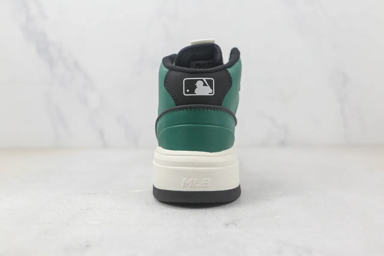 Mitchell & Ness NY Yankees High Top Verde Branco Preto Lifestyle Sneakers 9
