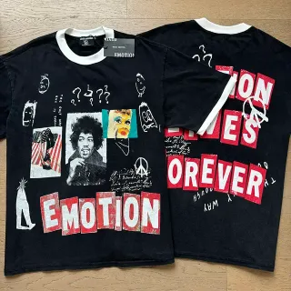 Mixed Emotion Emotion Forever Graphic Ringer T-Shirt