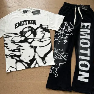 Mixed Emotion Graphic Print White T-Shirt