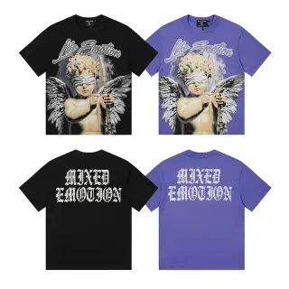 Mixed Emotion Life Emotion Cherub Graphic T-Shirt