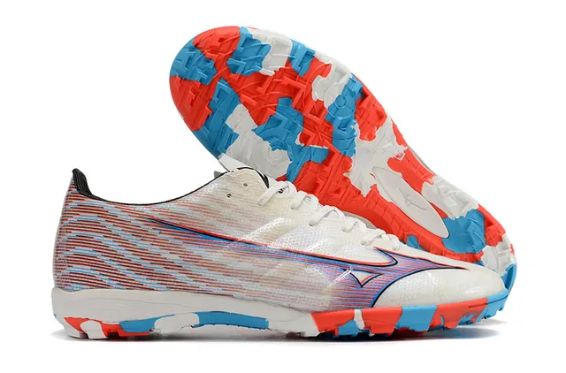 Mizuno Multicolor Lightweight Synthetic Upper Multi-Color Geometric Pattern Artificial-Grass Soccer Shoes 1