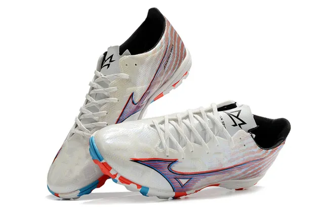 Mizuno Multicolor Lightweight Synthetic Upper Multi-Color Geometric Pattern Artificial-Grass Soccer Shoes 2