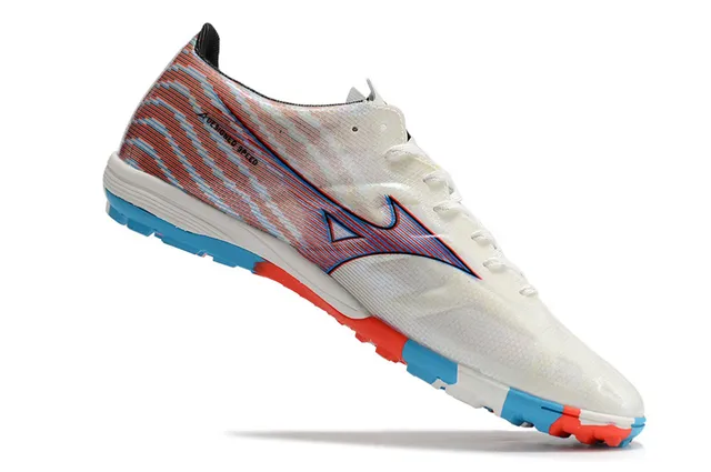 Mizuno Multicolor Lightweight Synthetic Upper Multi-Color Geometric Pattern Artificial-Grass Soccer Shoes 3