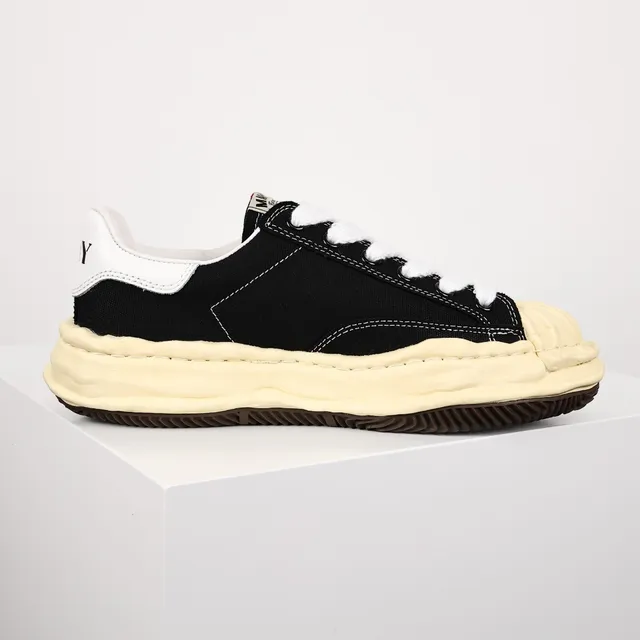 MM6 Maison Margiela কালো ক্রিম লেয়ার্ড ফোম লাইফস্টাইল স্নিকার্স 7