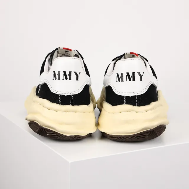 MM6 Maison Margiela কালো ক্রিম লেয়ার্ড ফোম লাইফস্টাইল স্নিকার্স 8